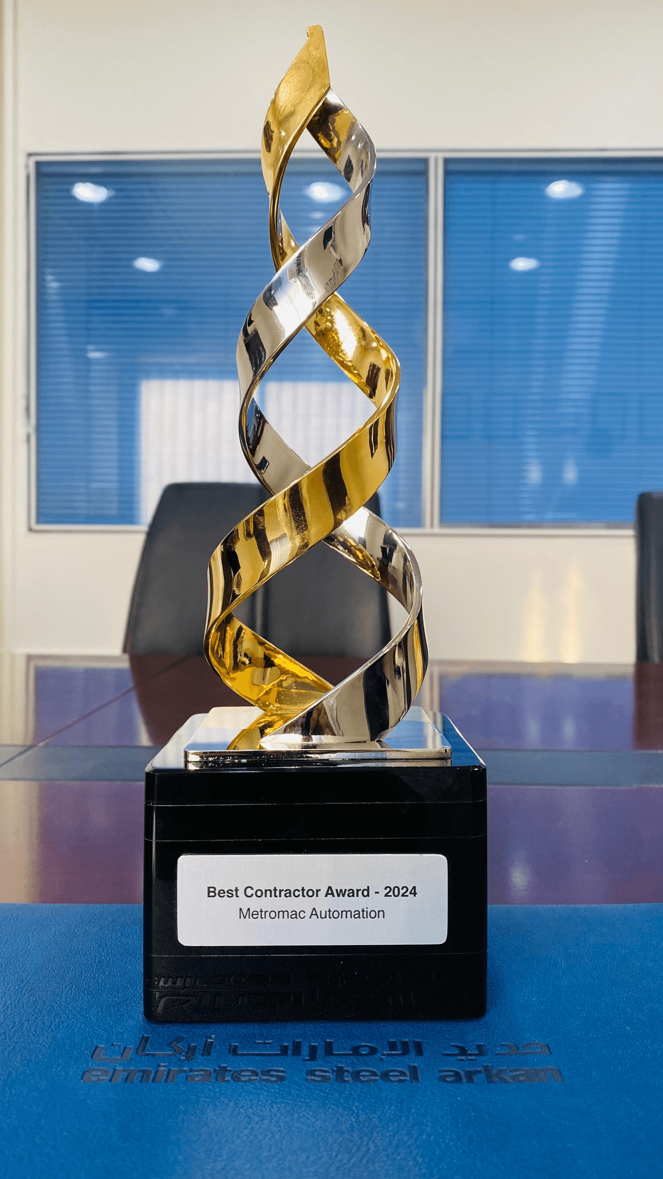 Best Contractor Award 2024 certificate preview