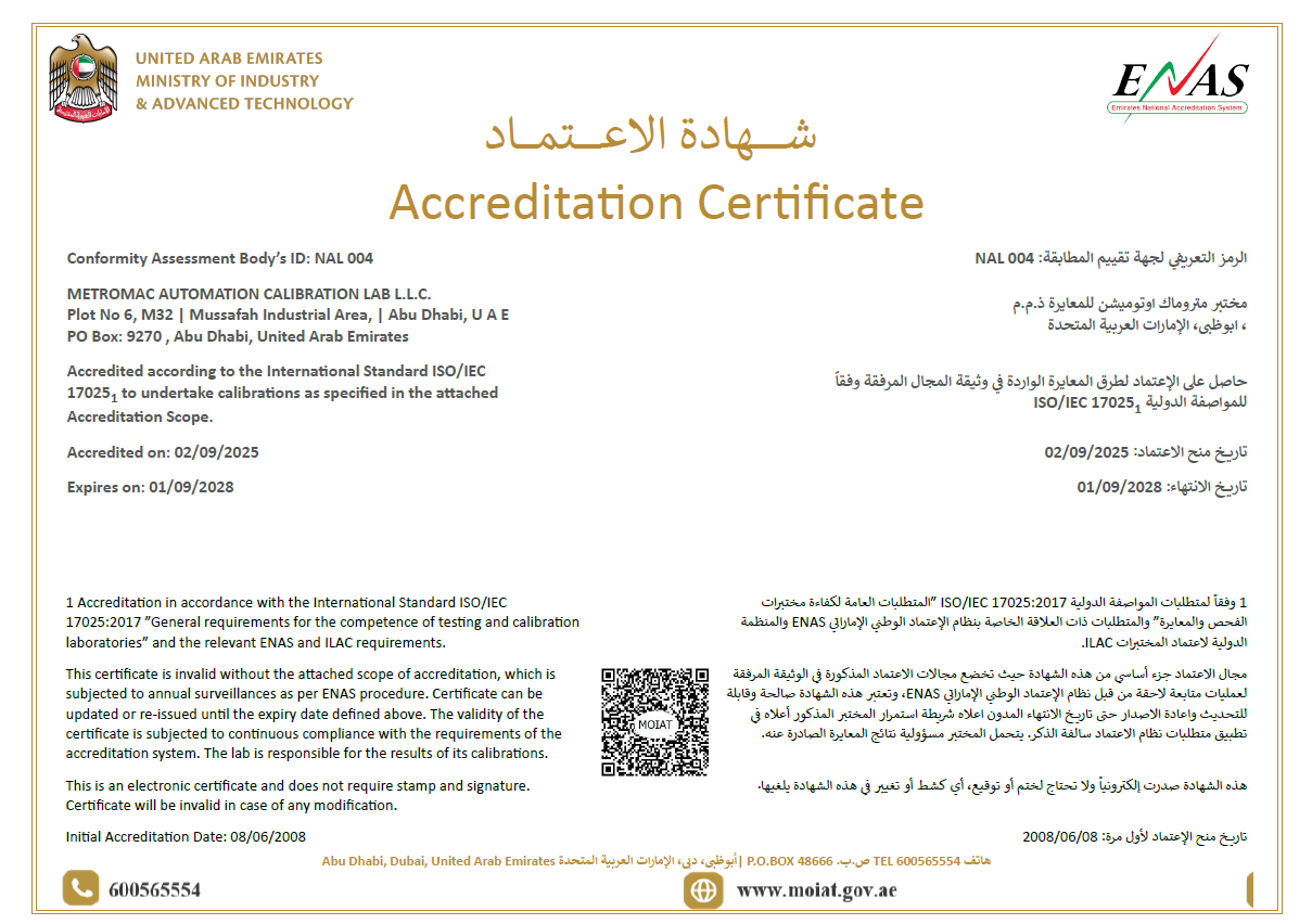 ENAS accreditation