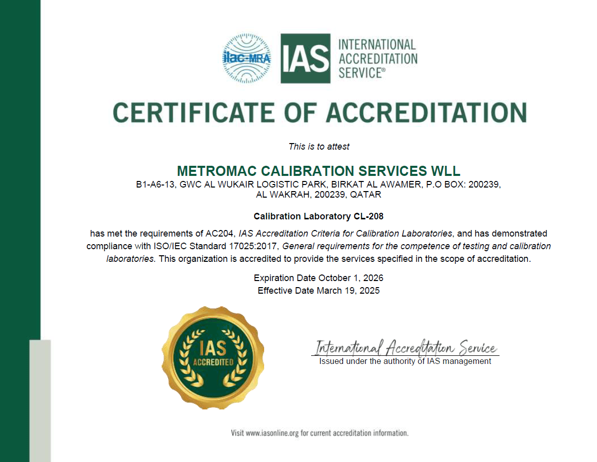 IAS accreditation
